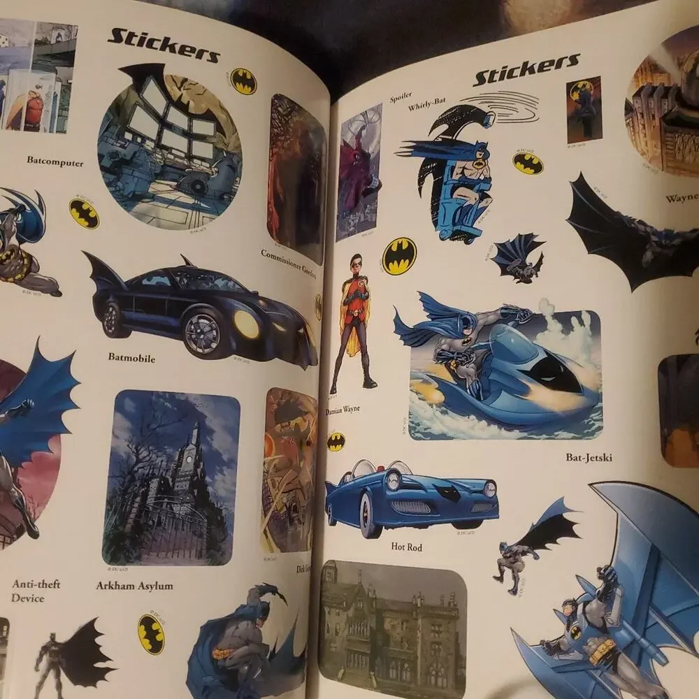 Batman sticker book 2012